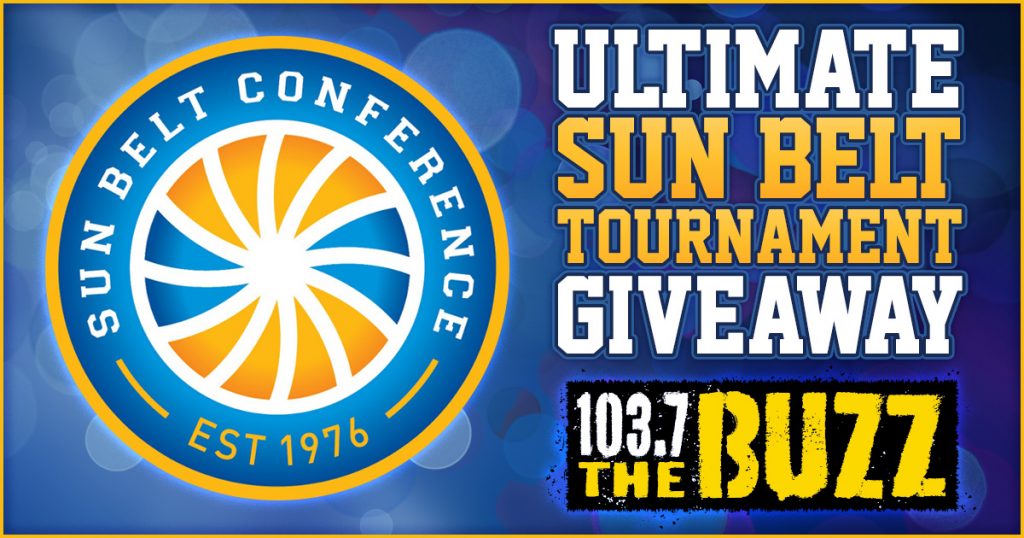 Ultimate Sun Belt Tournament Giveaway KABZ 103.7 The Buzz